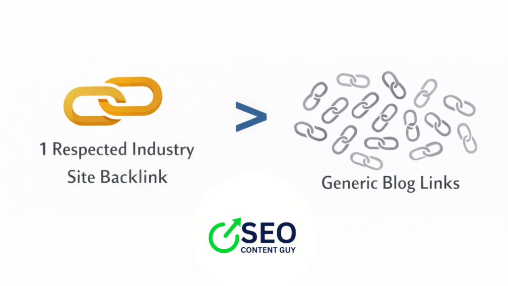 The importantce of quality backlink over generic links